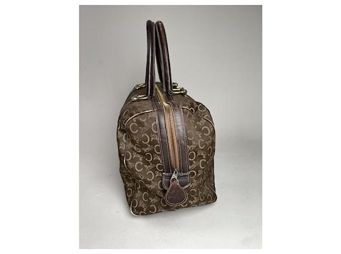 Céline Borsa a secchiello in pelle marrone Celine - vista 5