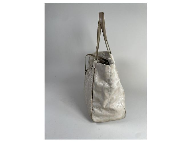 Chanel Beiger Polyester-Handtasche - Ansicht 5