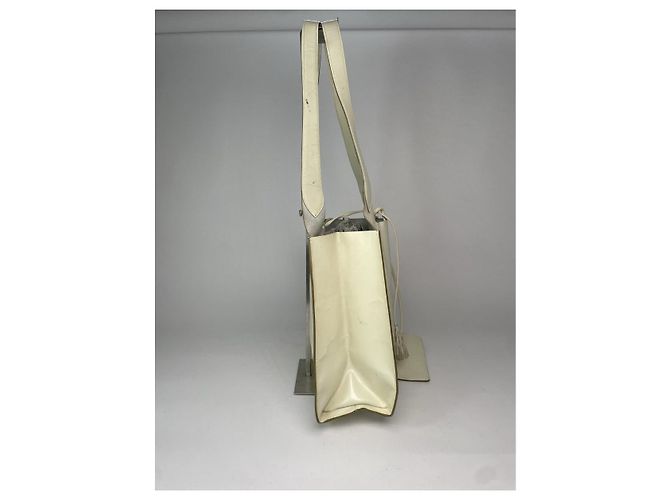 Borsa in pelle bianca Cage di Salvatore Ferragamo Bianco - vista 5