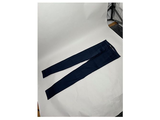 Jean Paul Gaultier Marine Polyesterhose Marineblau - Ansicht 3