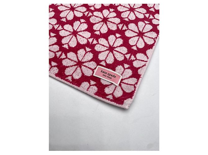 Sciarpa in cotone rosa Kate Spade - vista 2