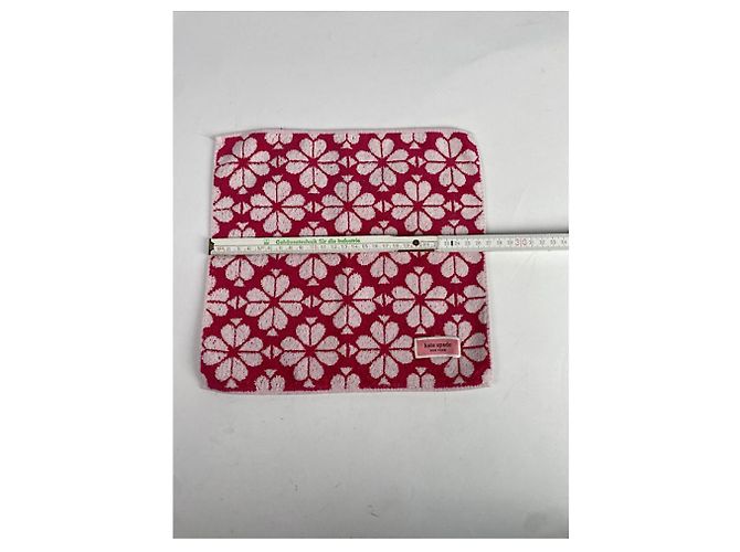 Sciarpa in cotone rosa Kate Spade - vista 4