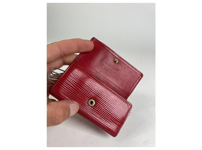 Borsa in pelle rossa Lockme di Louis Vuitton Rosso - vista 3