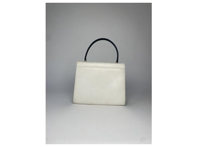 Bolsa de couro branco Givenchy 4G - vista 3
