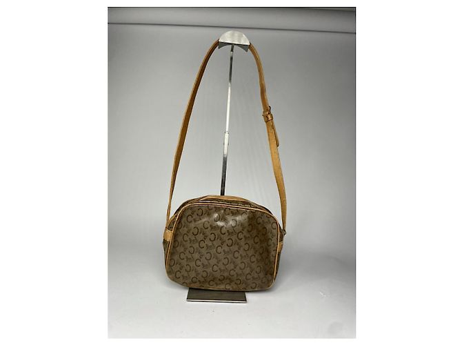 Céline Borsa a mano in pelle marrone Celine Trotteur - vista 4