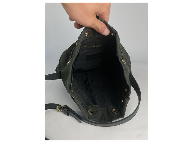 Borsa in pelle verde Jil Sander - vista 3