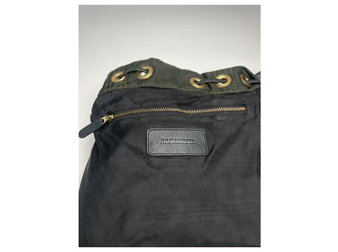 Borsa in pelle verde Jil Sander - vista 4