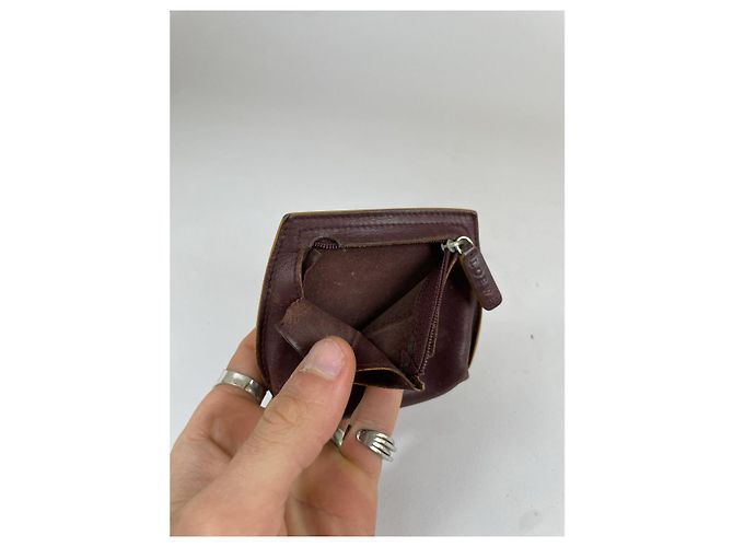 Borsa in pelle viola Loewe Porpora - vista 3