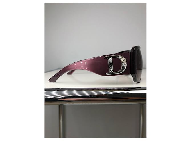 Gafas de sol de plástico morado Dior Púrpura - vista 3