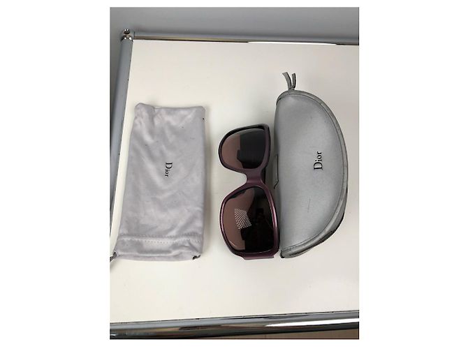 Gafas de sol de plástico morado Dior Púrpura - vista 5