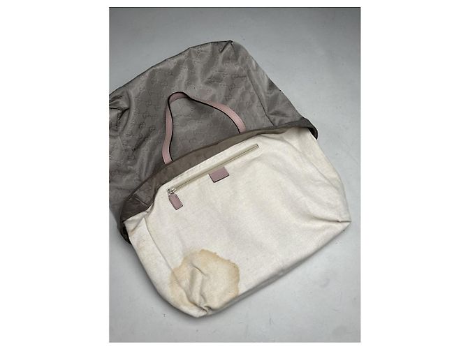 Gucci Jackie Vintage Silber Polyester Handtasche - Ansicht 4