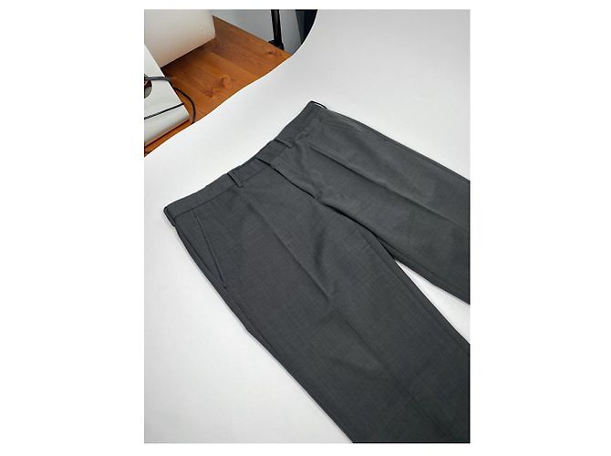 Prada Marineblauer Wollhose - Ansicht 3