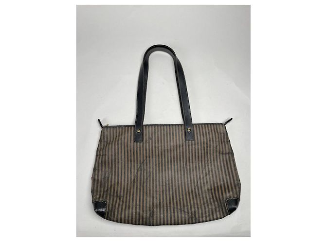 Fendi Baguette schwarze Lederhandtasche - Ansicht 4