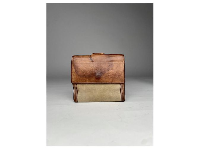Billetera de algodón beige Gucci Zumi - vista 2