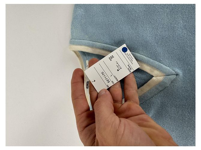 Blaue Baumwollstrickware von Balenciaga - Ansicht 4