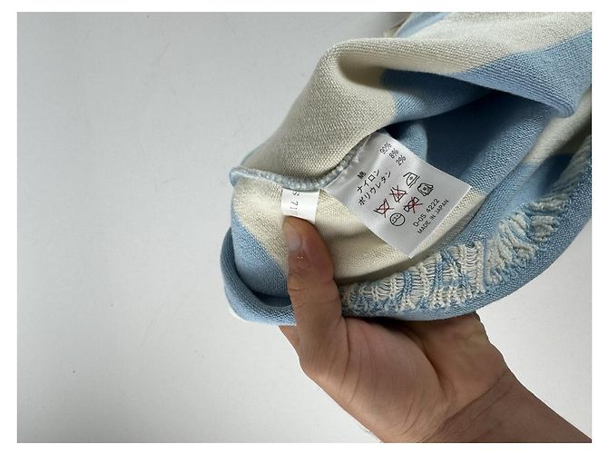 Blaue Baumwollstrickware von Balenciaga - Ansicht 5
