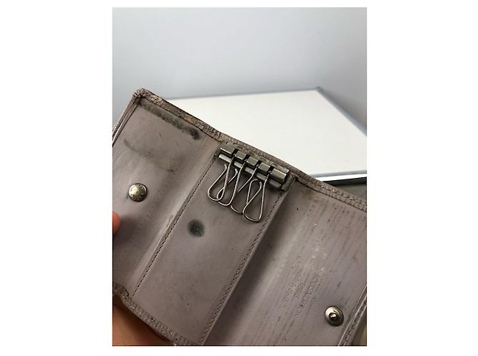 Louis Vuitton Lockme graue Lederhandtasche - Ansicht 5