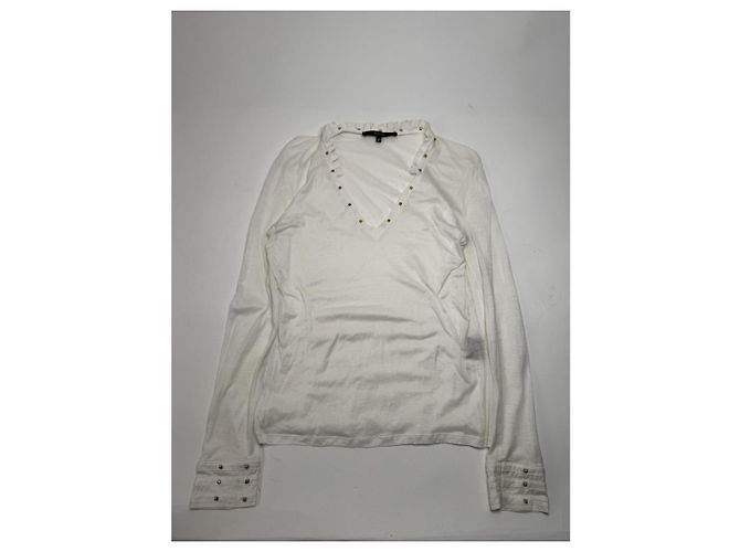Top de algodão branco da Gucci - vista 2