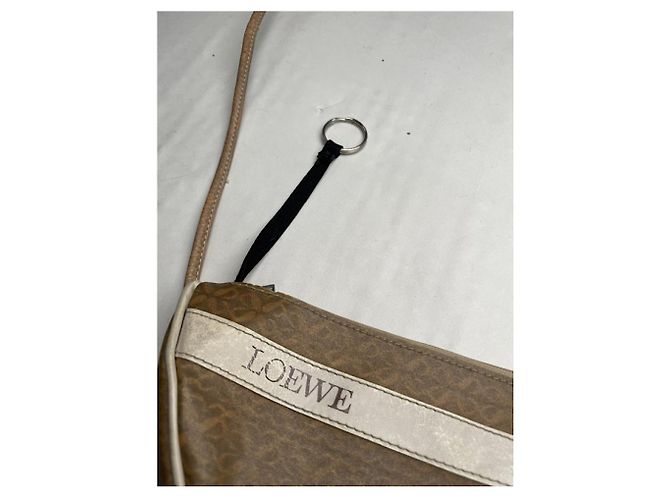 Borsa a mano in pelle marrone Loewe Gate - vista 3