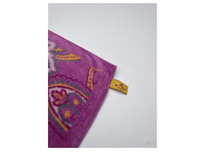 Sciarpa in cotone rosa Etro - vista 2