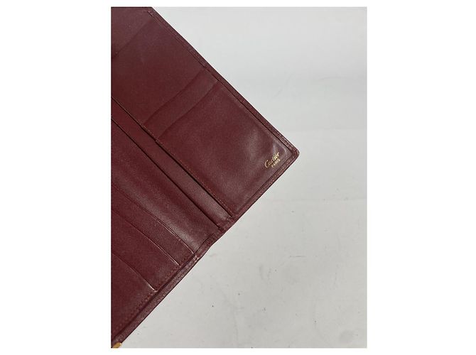 Bolsa de couro patente bordô da Cartier Bordeaux - vista 5