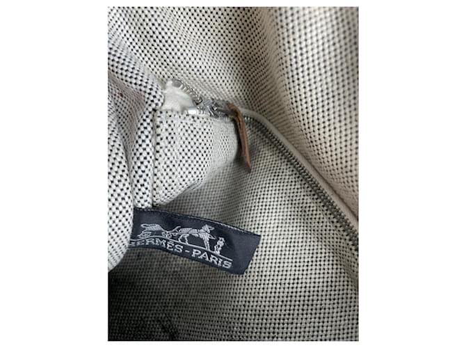 Borsa in cotone bianco Hermès - vista 3