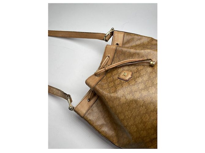 Céline Borsa a secchiello in pelle dorata Celine D'oro - vista 2