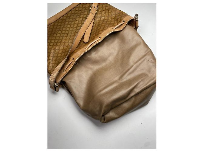 Céline Borsa a secchiello in pelle dorata Celine D'oro - vista 3