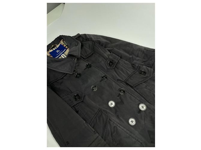 Burberry Sandringham schwarzer Polyester-Trenchcoat - Ansicht 2