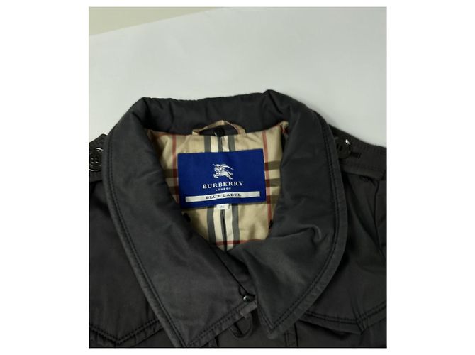 Burberry Sandringham schwarzer Polyester-Trenchcoat - Ansicht 3