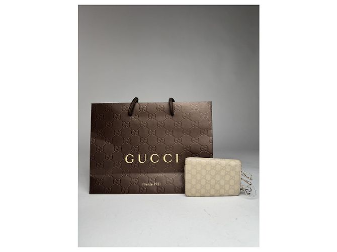 Borsa in pelle bianca Gucci GG Blooms Bianco - vista 2