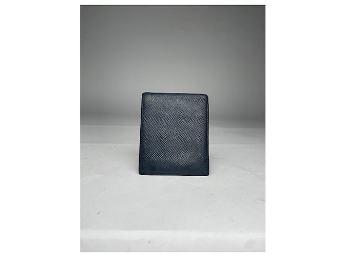 Borsa in pelle navy Prada Tessuto Blu navy - vista 3