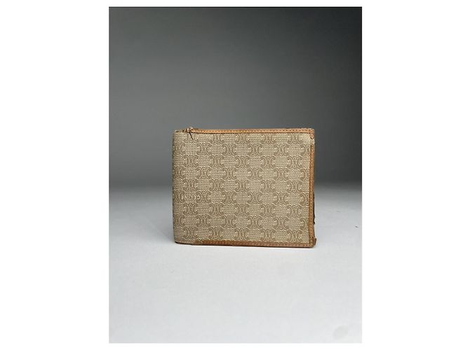 Céline Borsa in pelle beige Celine - vista 2