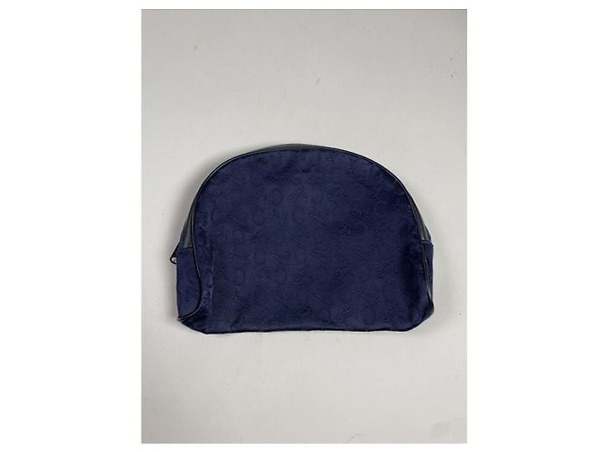 Céline Celine C charm blaue Polyester-Clutch - Ansicht 2