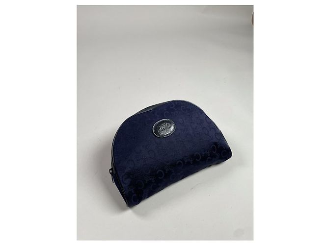 Céline Celine C charm blaue Polyester-Clutch - Ansicht 4