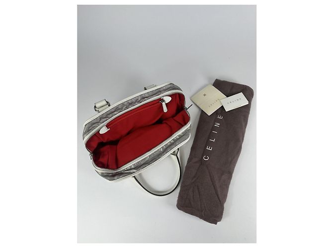 Céline Bolso de mano de cuero plateado Celine Plata - vista 2