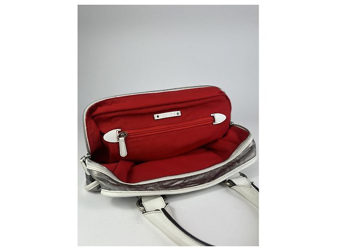 Céline Bolso de mano de cuero plateado Celine Plata - vista 3