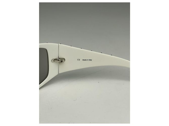 Occhiali da sole in plastica bianca Loewe Bianco - vista 2