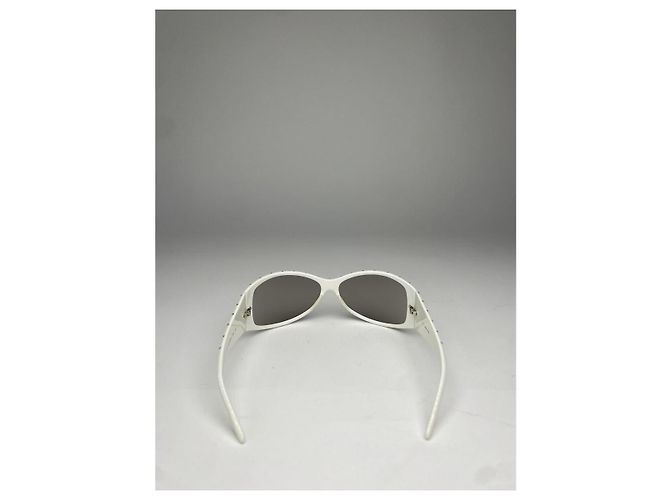Occhiali da sole in plastica bianca Loewe Bianco - vista 3