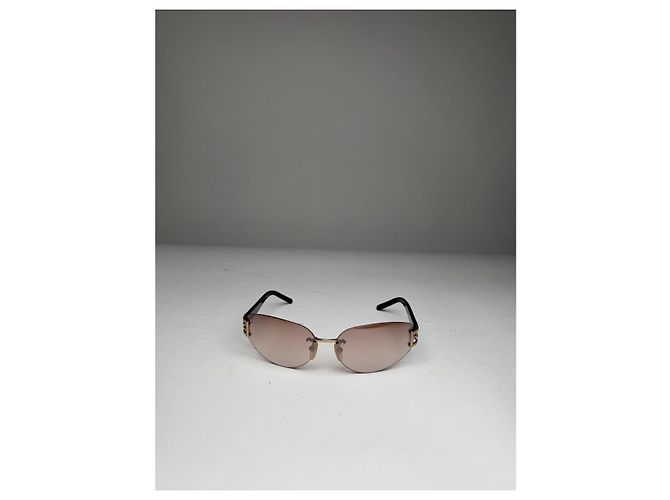 Gafas de sol de plástico marrón Fendi Castaño - vista 2