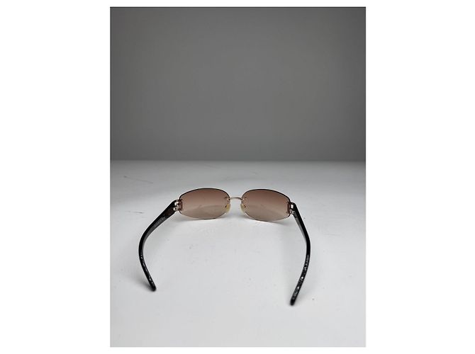 Gafas de sol de plástico marrón Fendi Castaño - vista 4