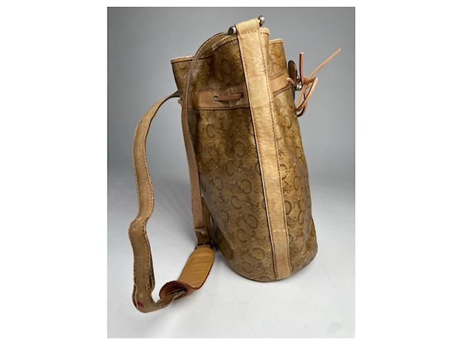 Céline Borsa a secchiello in pelle marrone Celine - vista 2
