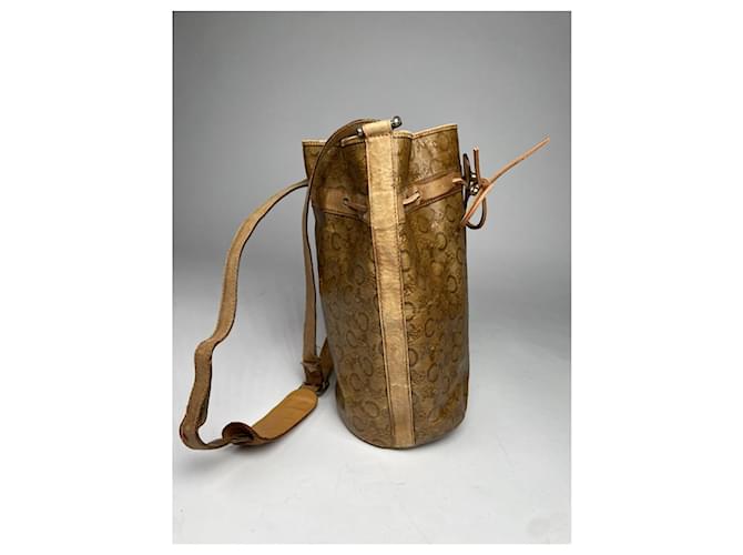 Céline Borsa a secchiello in pelle marrone Celine - vista 5