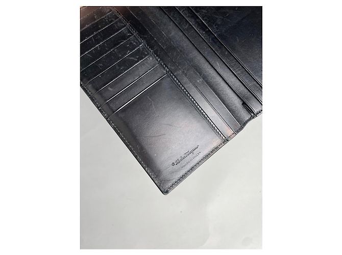 Borsa in pelle nera Salvatore Ferragamo Nero - vista 4