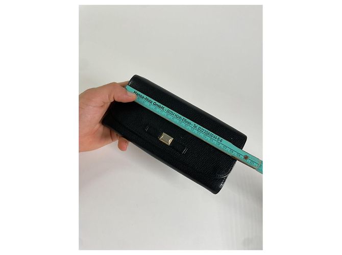 Miu Miu Black Leather Wallet - view 5