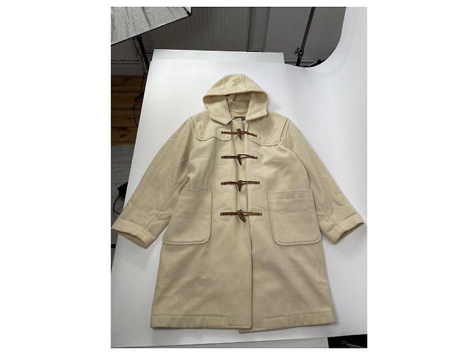 Abrigo trench de lana beige de Dior - vue 2