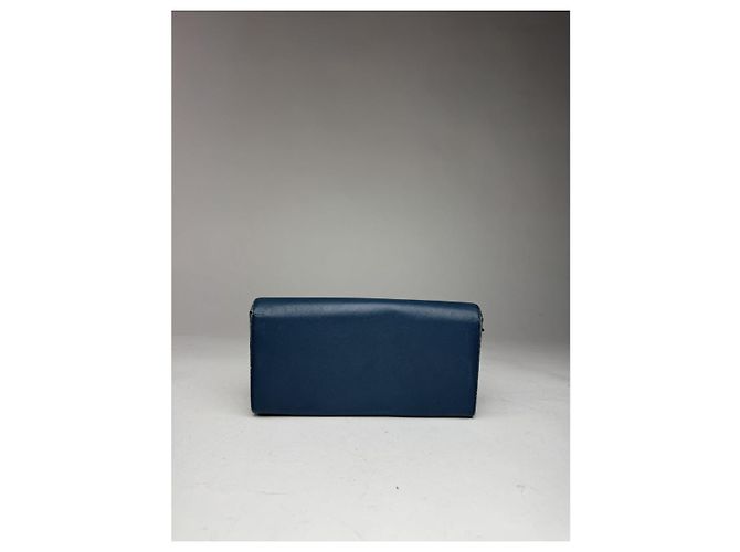 Vivienne Westwood blauer Leder Geldbeutel - Ansicht 2
