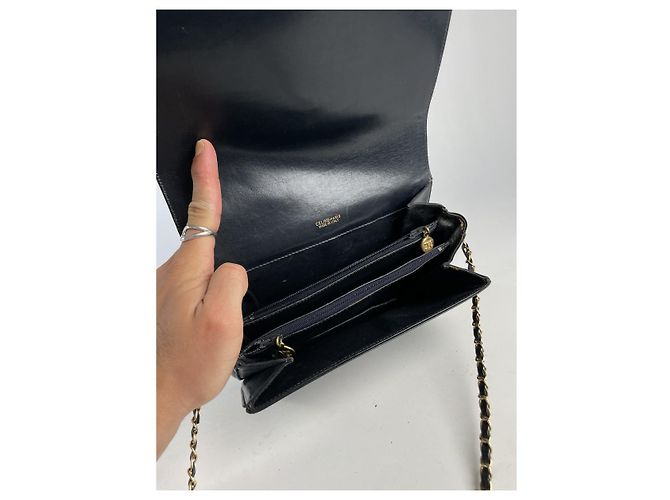 Triomphe Céline Borsa a tracolla Celine SAC 16 in pelle nera Nero - vista 2