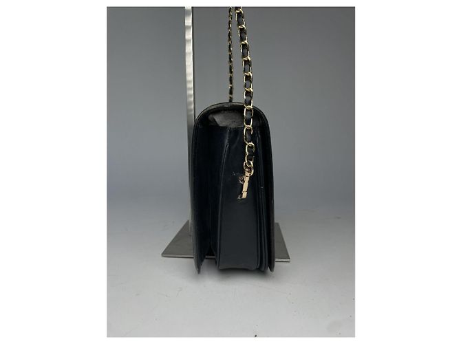 Triomphe Céline Borsa a tracolla Celine SAC 16 in pelle nera Nero - vista 4