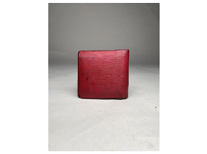 Borsa in pelle rossa Louis Vuitton Rosso - vista 2